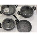 Taç Mastercook Tombik 7 Parça Seti Gri TAC-3820 - Görsel 4