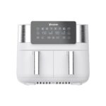 Yasomi Y80 Beyaz 8 Litre 2850W Çift Hazneli ve Çift Motorlu Dokunmatik Airfryer Fritöz - Görsel 4