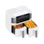 Yasomi Y80 Beyaz 8 Litre 2850W Çift Hazneli ve Çift Motorlu Dokunmatik Airfryer Fritöz - Görsel 5