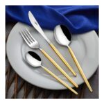 Kalben Amore Gold 7 Parça Tek Kişilik Çatal Kaşık Bıçak Seti