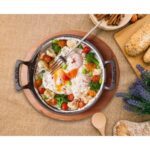 Lava 24 cm Kırmızı Döküm Sahan Tava Metal Kulplu Mangal Tadında - Görsel 5