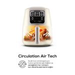 Karaca Air Pro Cook XL 2 in 1 Konuşan Airfryer Iconic Beige 4 Kişilik Fritöz - Görsel 4