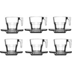 Paşabahçe Casablanca Espresso Filtre Türk Kahvesi Fincan Seti 12 Parça