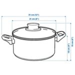 IKEA Annons Tencere Cam-Paslanmaz Çelik - Görsel 4