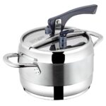 Bonera 4 Lt Vita Paslanmaz Çelik Düdüklü Tencere Bon 1201 Bon - Görsel 2