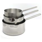 Doğuş Mutfak 3 Lü Set Paslanmaz Çelik Kaçerola Sütlük Ve Sosluk 12-14-16 Cm