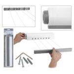 Bigsale Çek-As Askı Dört Ipli Çamaşır Kurutma Askısı Duvara Monte Kurutmalık