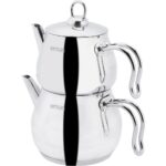 Emsan Lina Midi Çaydanlık Takımı İnox 1 - 1.6 Lt - Görsel 2