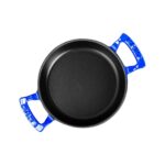 Lava Döküm Yuvarlak Sahan Döküm Demir Yekpare Çift Kulplu ÇAP(Ø)20CM. - Mavi - Görsel 2