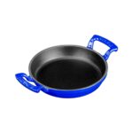 Lava Döküm Yuvarlak Sahan Döküm Demir Yekpare Çift Kulplu ÇAP(Ø)20CM. - Mavi - Görsel 3