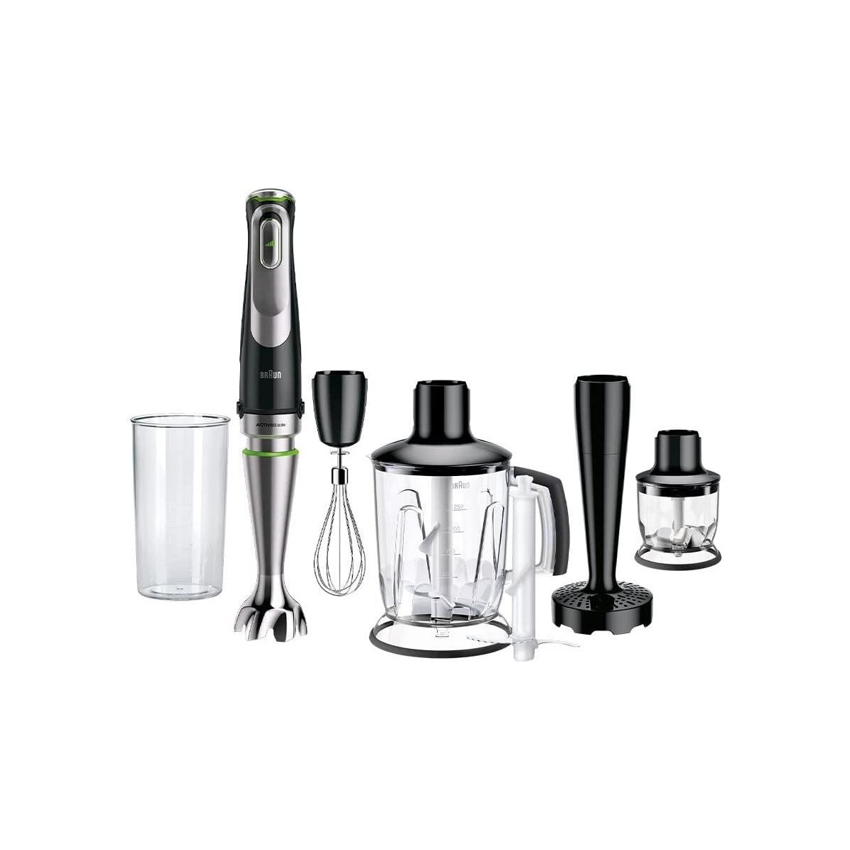 110000373811088.jpg Braun Multiquick 9 Mq 9147X El Blenderi 1200 Watt Paslanmaz Çelik - Görsel 1