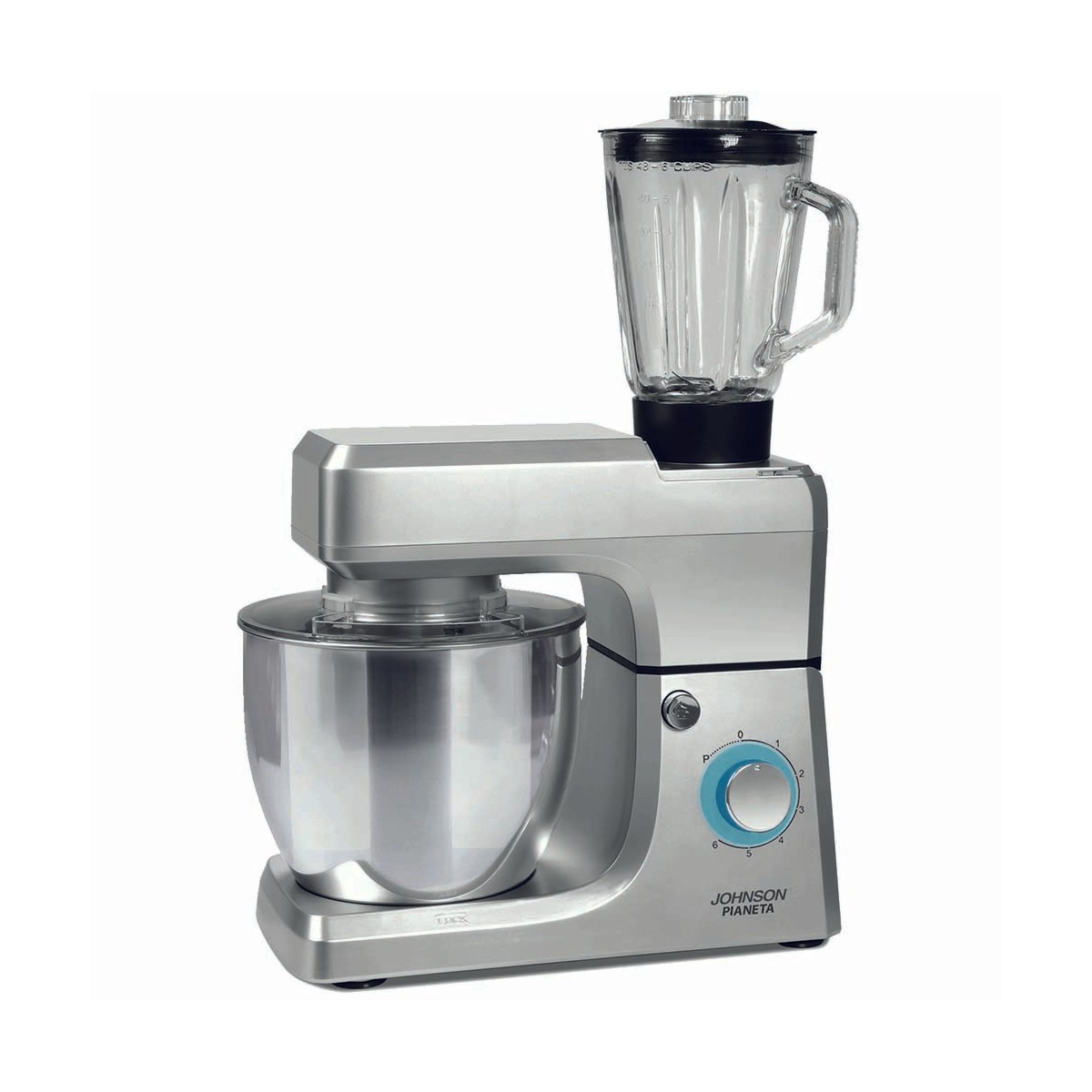 110000375040025.jpg Johnson Pianeta 6,5 Lt. Hamur Yuğurma Stant Mikseri 1400W - Görsel 1