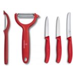 Victorinox Kırmızı 5 Li Soyma ve Soyacak Seti