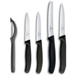 Victorinox Siyah 5 Li Büyük Soyma Seti