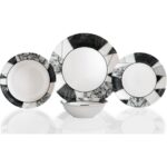 Schafer Zoya Yemek Takımı 24 Parça-Gri