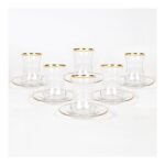 Rakle Avantgarde Gold 12 Parça Çay Seti - 150 ml