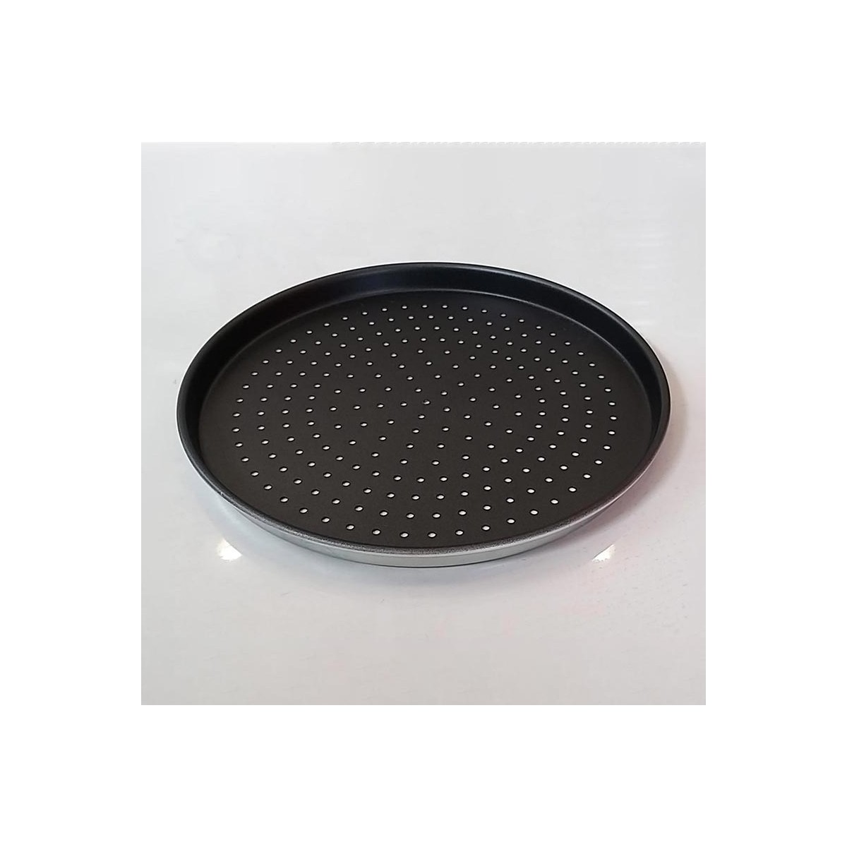 110000383428446.jpg Piyop Standart Model Delikli Kaplamalı Pizza Tavası, 34 cm - Görsel 1