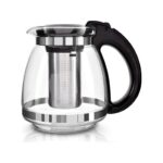 Elegancev Süzgeçli Cam Demlik-Çaycı Çaydanlık Üzeri Tek DEMLİK-1500 Ml-Syh