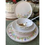 Rossev Yemek Takımı Modern Spring 24 Parça 6 Kişilik