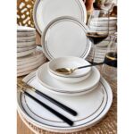 Rossev Yemek Takımı Modern Ring 24 Parça 6 Kişilik - Görsel 3