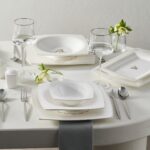 Karaca Fine Pearl Ayra 62 Parça 12 Kişilik Yemek Takımı