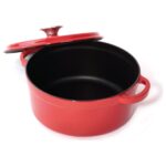 Sürel 28 cm Yuvarlak Sığ Tencere Degrade Kırmızı