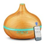 Koçak Elektronik Aroma Difüzör Gece Işığı 7 LED Nemlendirici Kumandalı Buhar Makinesi