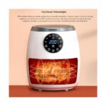RossClean Cook Active 5,5l Dijital Airfryer Fritöz - Görsel 3