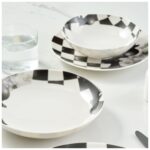 Güral Porselen Camelia 4 Parça Single Yemek Takımı Satranç Piyon - Görsel 4