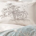 Yataş Bedding Aster Tek Kişilik Ranforce Nevresim Takımı - Adaçayı - Görsel 2
