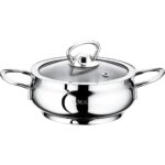 Oms Collection 2009 2 Parça Paslanmaz Çelik Mini Küre Basık Tencere 12X6 cm