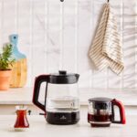 Karaca Glass Tea Xl 2 In 1 Cam Su Isıtıcı & Çay Makinesi Kırmızı - Görsel 5