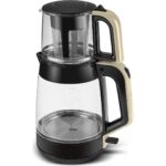 Karaca Glass Tea Xl 2 In 1 Cam Su Isıtıcı & Çay Makinesi Krem - Görsel 3