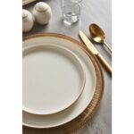 Güral Porselen Bilbao 54 Parça Yuvarlak Bone Boya File Yemek Takımı - Görsel 3