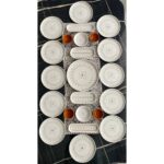 Venüs Home Gold Elips 12 Kişilik 23 Parça Kahvaltı Takımı