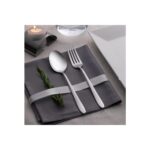 Nehir Sultan Sade 6 Kişilik 30 Parça Kutulu Çatal Kaşık Takımı - Görsel 4