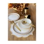 Rossev Deco Modern Point 24 Parça 6 Kişilik