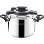 Emsan Montana Siyah Gri Düdüklü Tencere 6 lt - Görsel 4