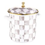 Taşev Damas - Emaye Kuşkonmaz Tencere 16 cm