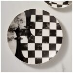 Güral Porselen Camelia 3 Parça Çay Takımı Satranç Vezir - Görsel 2