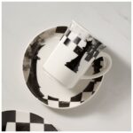 Güral Porselen Camelia 3 Parça Çay Takımı Satranç Vezir - Görsel 3