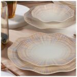 Güral Porselen Nesrin 24 Parça 6 Kişilik Yemek Takımı 1941 - Görsel 2