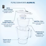 BRITA Aluna XL Filtreli Su Arıtmalı Sürahi - Beyaz - Görsel 2