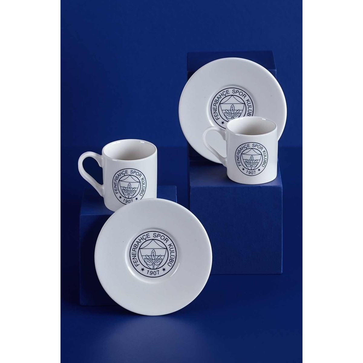 110000422709222.jpg Neva Fenerbahçe Lacivert Logo 2'li Kahve Fincan Takımı - Görsel 1