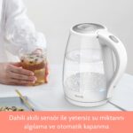 Deerma DEM-SH30W 1,7 Lt Mavi Işıklı Cam Kettle & Su Isıtıcı - Görsel 4