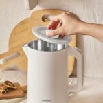 Homend Heatrow Cooltouch 1618H Paslanmaz Çelik El Yakmaz Gövdeli Su Isıtıcısı Beyaz - Görsel 3