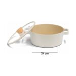 Neoflam Fika Alüminyum Döküm Tencere - 24 cm - Görsel 4