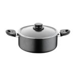 Cem Dynamic Stone Tencere - Siyah - 24 cm