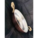 Zinnun Bakır Yumurta Sahanı 21 cm Kalaylı İç Yüzey ile El Yapımı Bakır Tava - Görsel 2