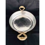 Zinnun Bakır Yumurta Sahanı 21 cm Kalaylı İç Yüzey ile El Yapımı Bakır Tava - Görsel 3